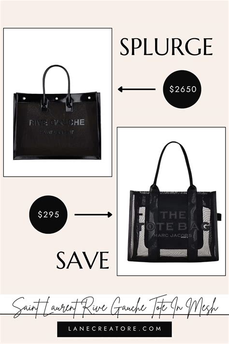 rive gauche ysl tote dupe|yves Saint Laurent shopping tote.